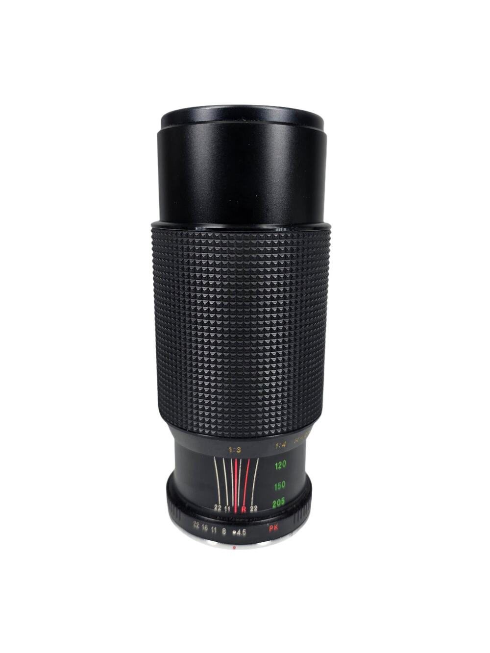 VINTAGE BESTON 80–200mm f/4.5 MACRO ZOOM LENS – MANUAL FOCUS – W/ CAPS & FILTER